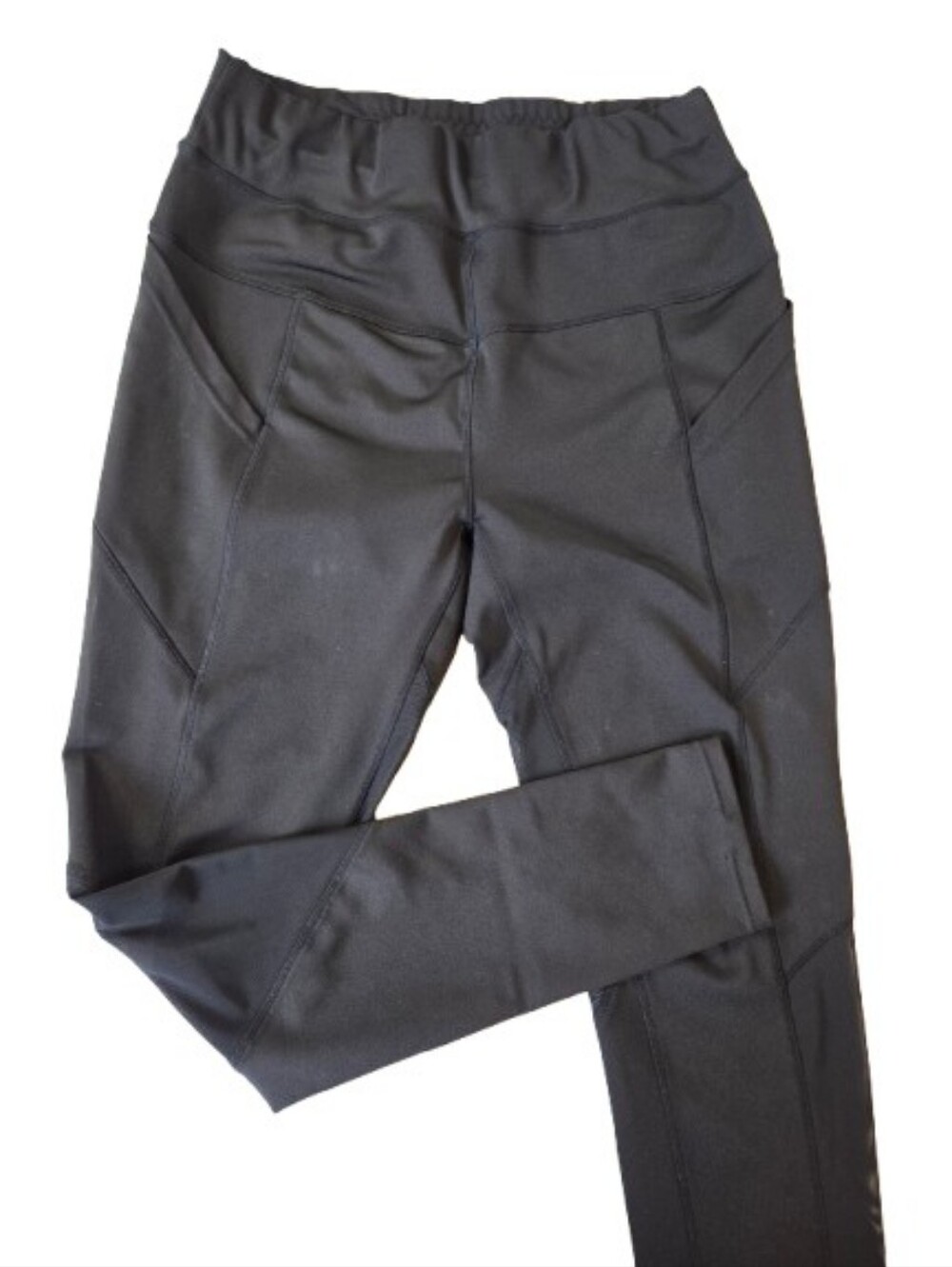 POP Fit Black Leggings w Mesh Panel Size XL